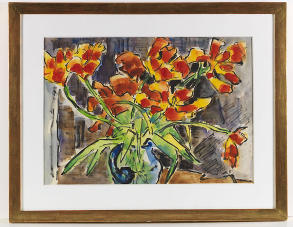 Karl Schmidt-Rottluff - Blumenstillleben - Frame image