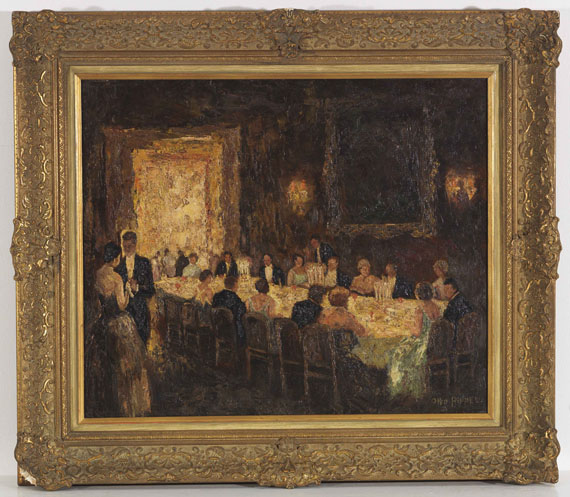 Otto Pippel - Abendgesellschaft - Frame image