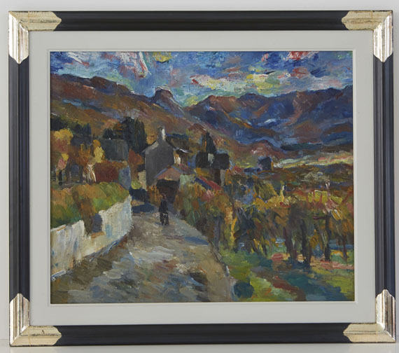 Manfred Henninger - Landschaft bei Minusio - Frame image