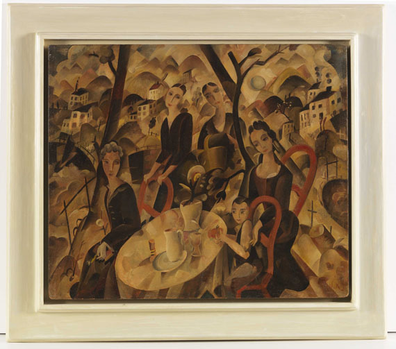 Joseph Kölschbach - Tee im Garten - Frame image