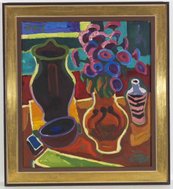 Karl Schmidt-Rottluff - Stillleben mit Astern-Strauss - Frame image