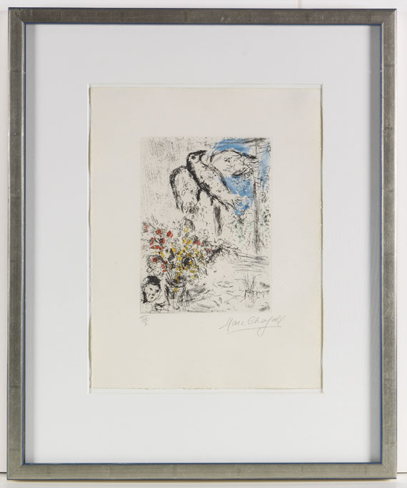 Marc Chagall - Nature morte au grand oiseau - Frame image