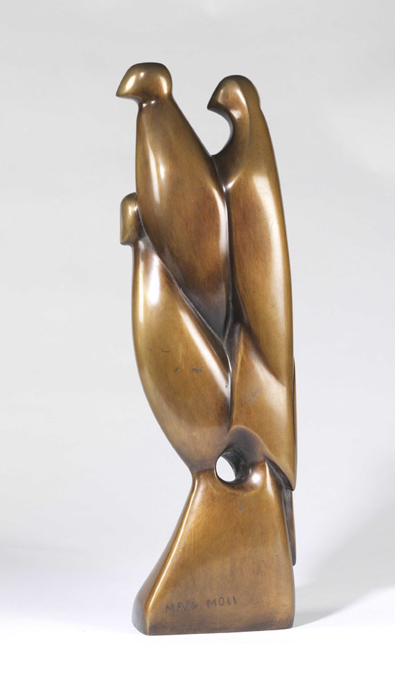 Margarethe Moll - Drei Vögel - Back side