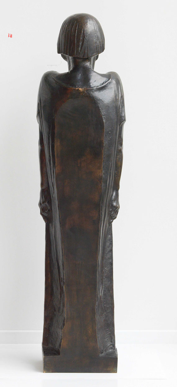 Ernst Barlach - Der Bettler - Back side