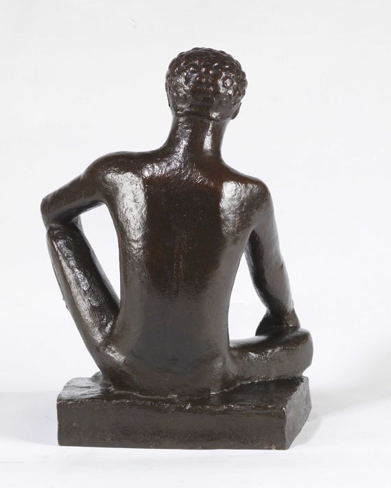 Gerhard Marcks - Adam, sitzend - Back side