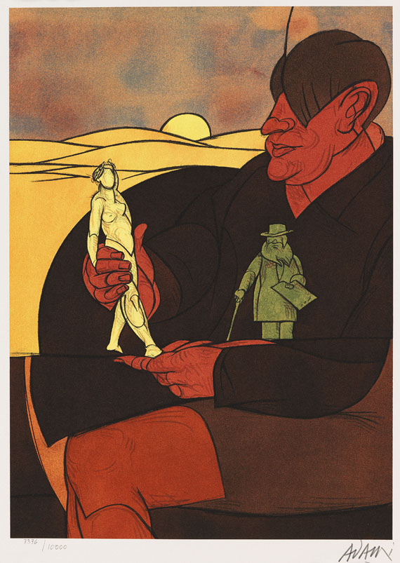 Friedensreich Hundertwasser - 1002 Nights Homo Humus - 