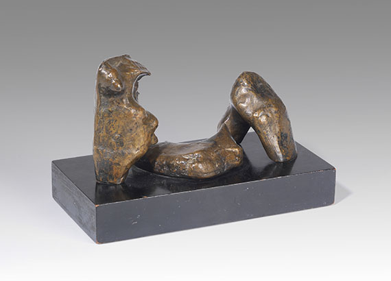 Henry Moore - Three Piece Reclining Figure: Maquette Nr 1“