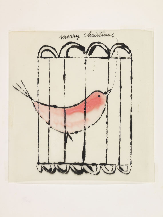 Andy Warhol - Merry Christmas Bird