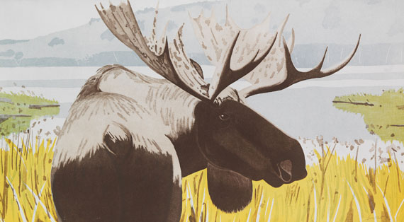 Alex Katz - Moose