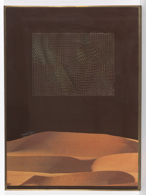 Heinz Mack - Wüstenbild - Frame image