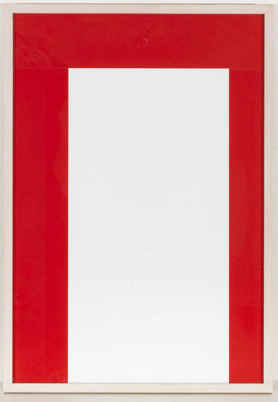 Imi Knoebel - Rot-weiss II - Frame image