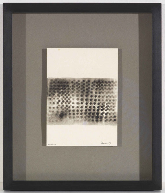 Otto Piene - Rauchzeichnung - Frame image