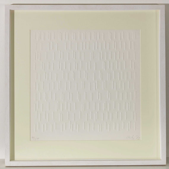 Günther Uecker - Nagelreihung - Frame image