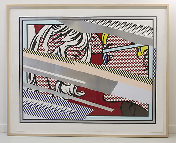 Roy Lichtenstein - Reflections on Conversation - Frame image