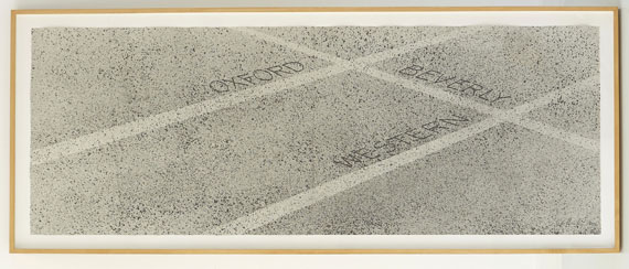 Edward Ruscha - Oxford, Beverly, Western - Frame image