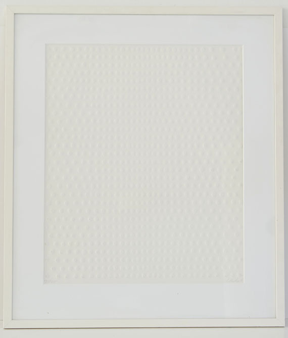Günther Uecker - Ohne Titel (Reihung) - Frame image