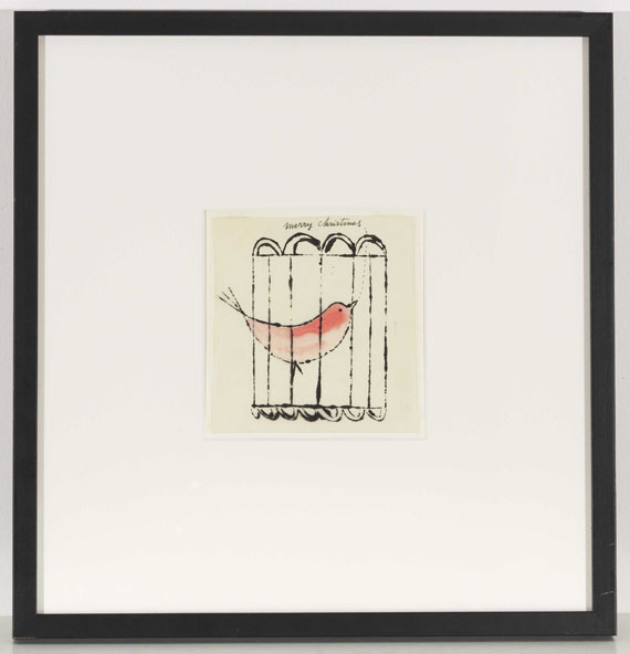 Andy Warhol - Merry Christmas Bird - Frame image