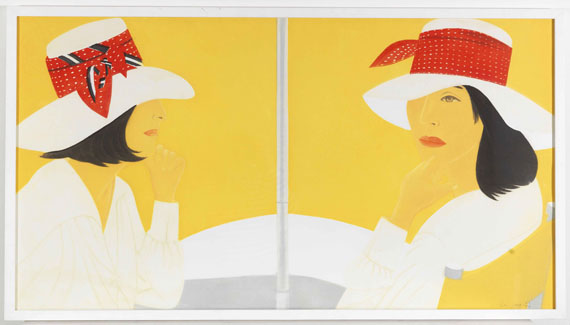 Alex Katz - Red band - Frame image