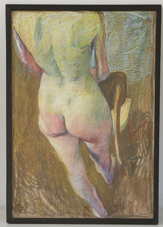 Johannes Grützke - Schreitende von hinten oben - Frame image