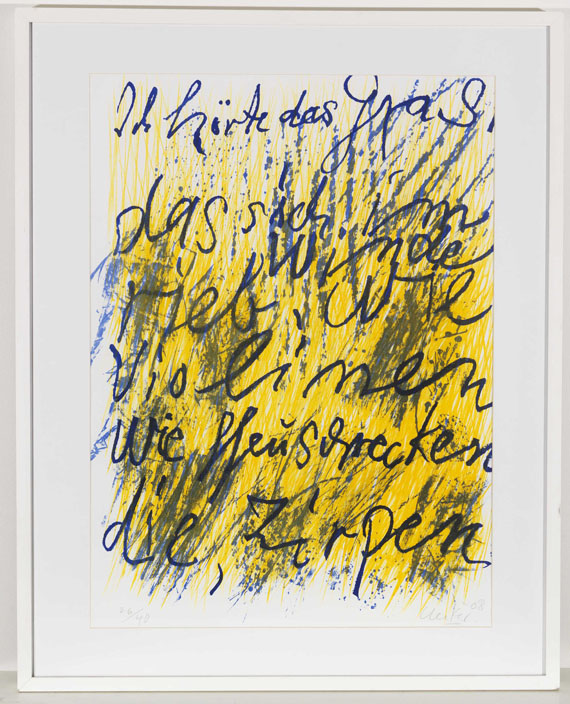 Günther Uecker - Ich hörte das Gras... - Frame image