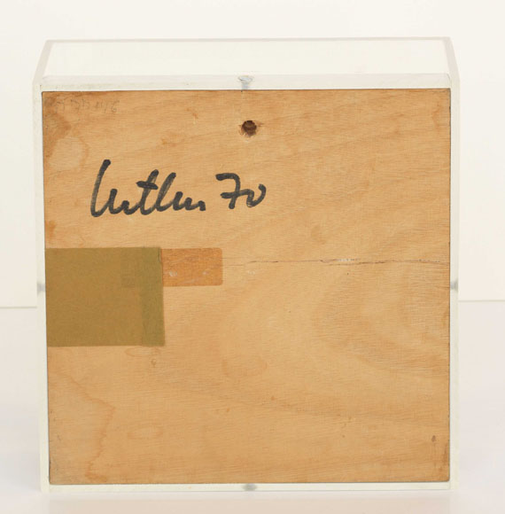 Adolf Luther - Licht und Materie - Back side