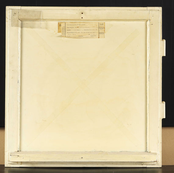 K.H. Hödicke - Blaue Scheibe III - Back side