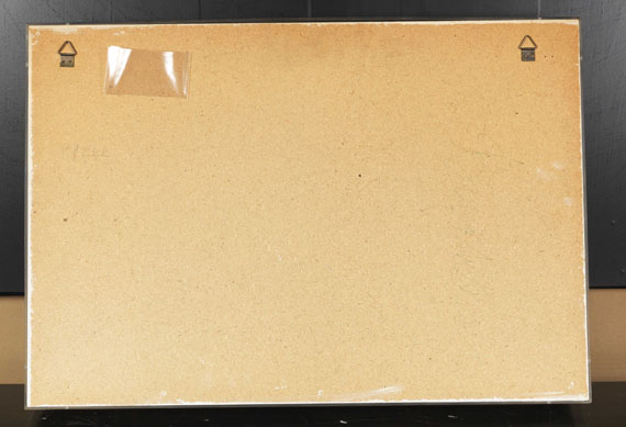 Robert Filliou - The Paper Brain for 103 days - Back side