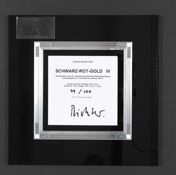 Gerhard Richter - Schwarz-Rot-Gold IV