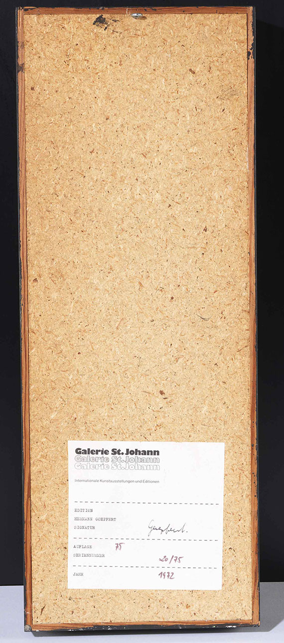 Hermann Goepfert - Ohne Titel - Back side