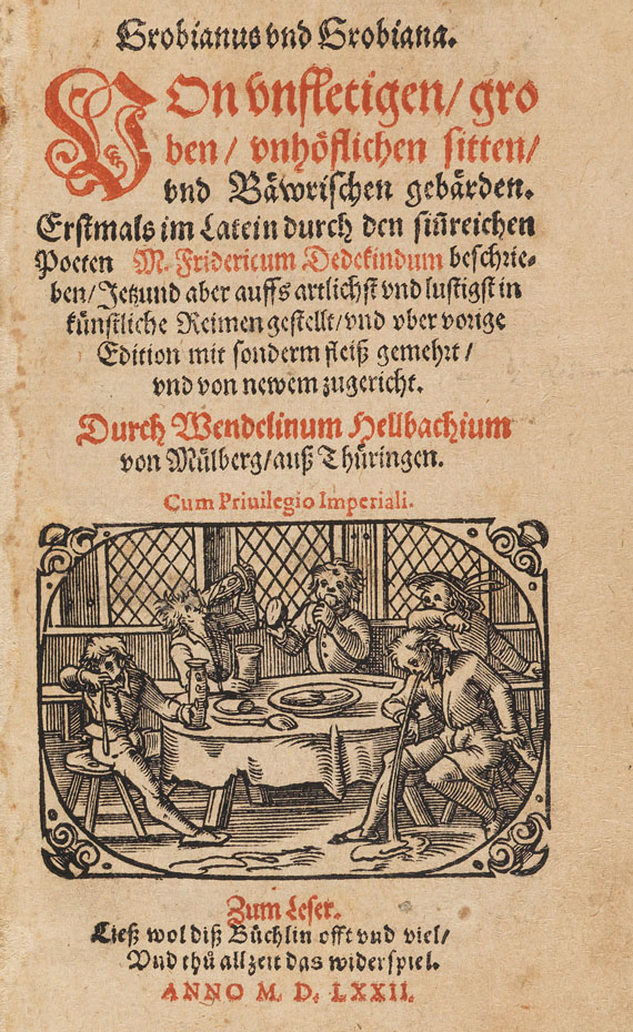 Friedrich Dedekind - Grobianus und Grobiana - 
