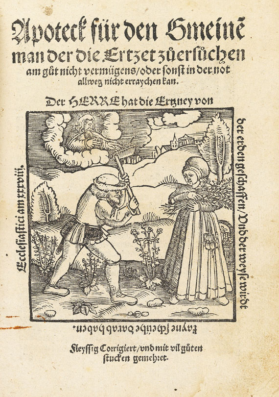  Augsburg - Sammelband Holzschnittbücher. 1529-32 - 