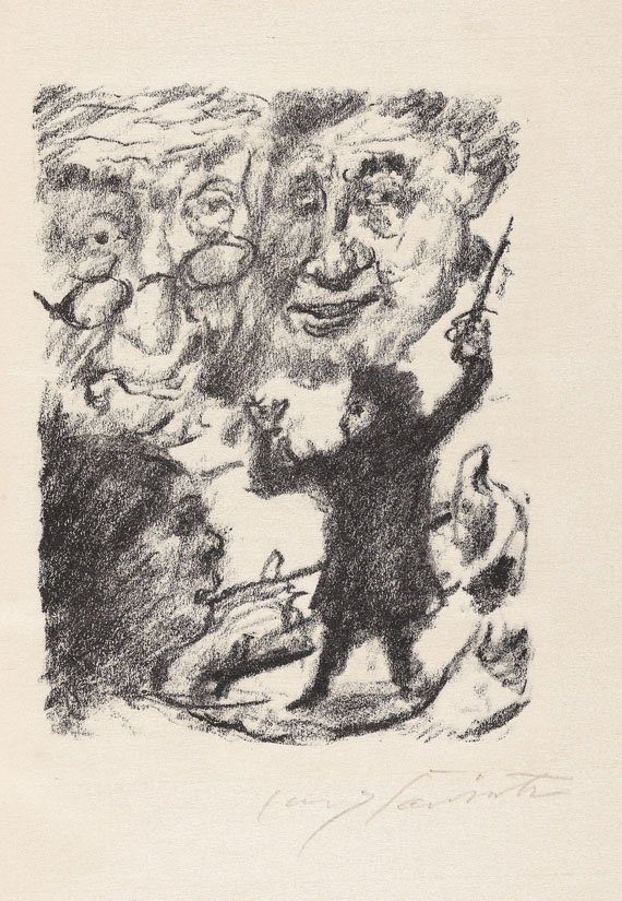 Lovis Corinth - Swift, Jonathan, Gullivers Reise ins Land der Riesen - 