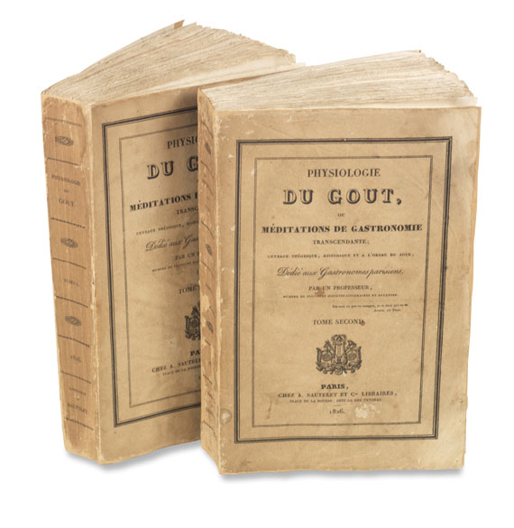 Jean Anthelme Brillat-Savarin - Physiologie du gout. 2 Bde. - 