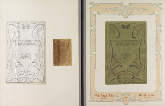 Wilhelm Rauch - Entwürfe kunstvoller Bucheinbände. 3 Bde. - 
