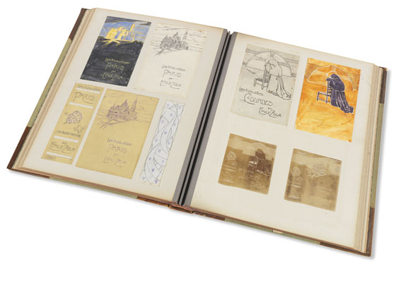 Wilhelm Rauch - Entwürfe kunstvoller Bucheinbände. 3 Bde. - 