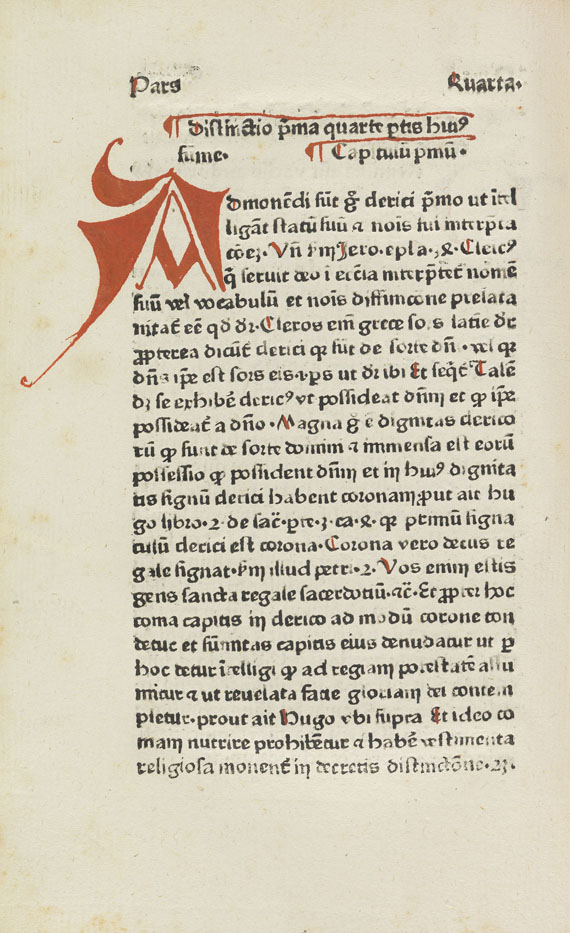  Johannes Gallensis - Summa Collationum. 1470 - 