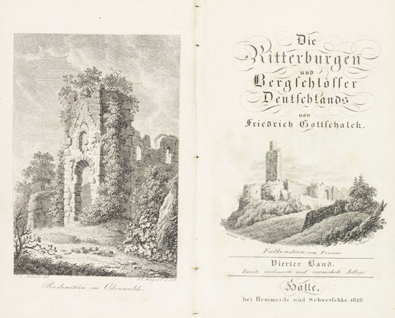 Friedrich Gottschalk - Ritterburgen und Bergschlösser. 10 Bde.