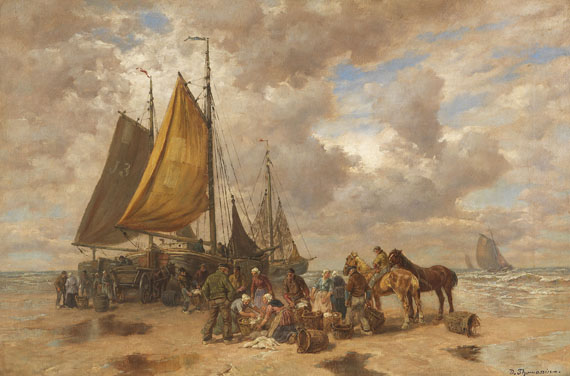 Désiré Thomassin - Fischer am Meer