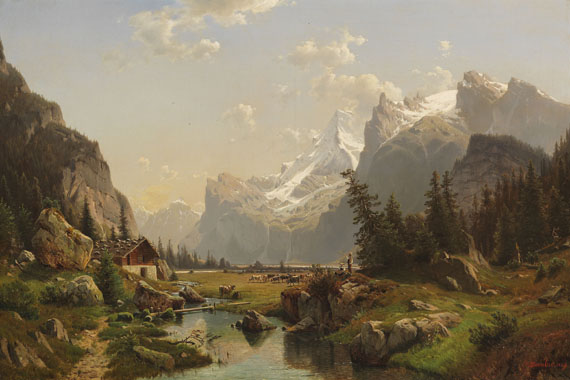 Johannes Bartholomäus Duntze - Das Gasterntal im Berner Oberland