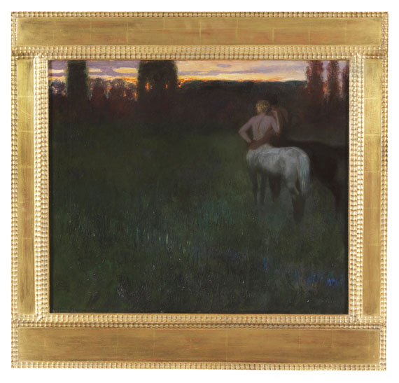 Franz von Stuck - Sonnenuntergang - Frame image