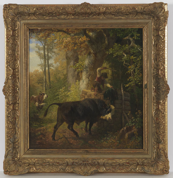 Friedrich Voltz - Der wildgewordene Stier - Frame image