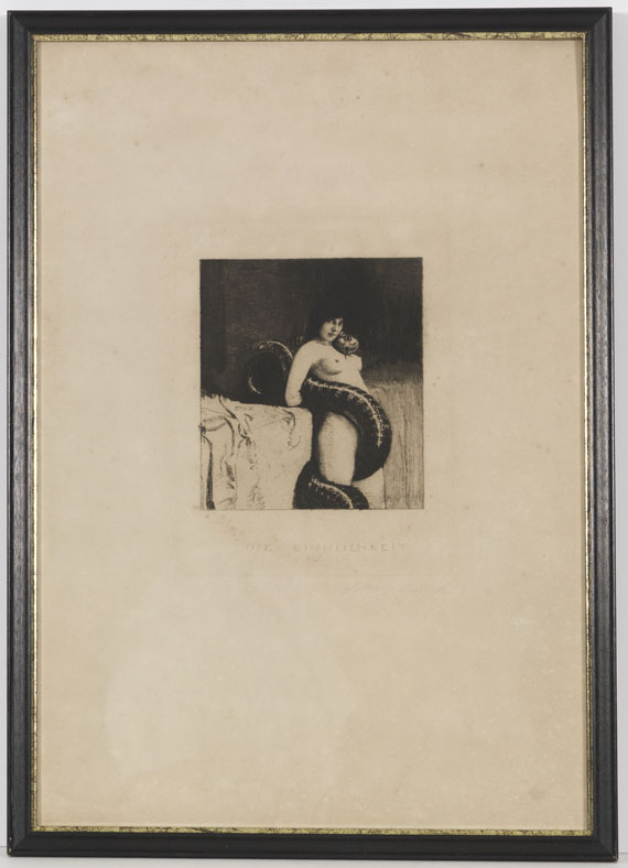 Franz von Stuck - Die Sinnlichkeit - Frame image