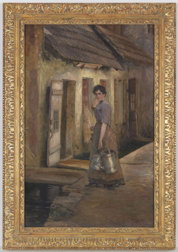 Franz Skarbina - Jeanette - Frame image
