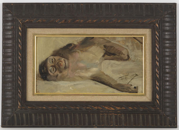Wilhelm Kuhnert - Schweinsaffe - Frame image