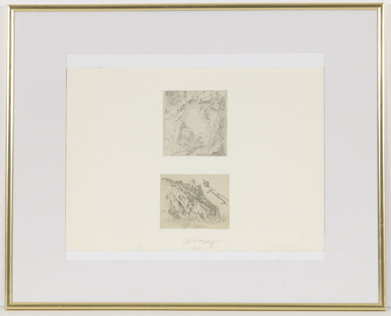Carl Spitzweg - Felsenstudie - Frame image