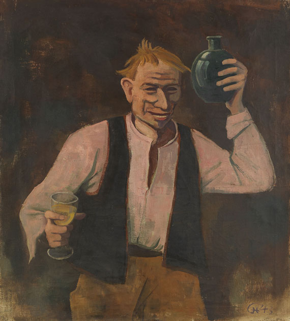 Karl Hofer - Der Trinker