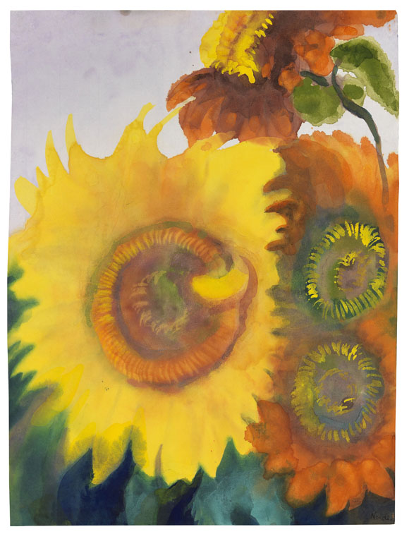 Emil Nolde - Sonnenblumen