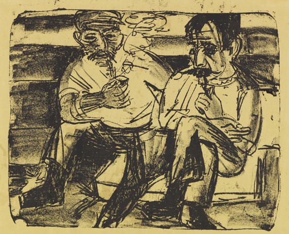 Ernst Ludwig Kirchner - Zwei Bauern