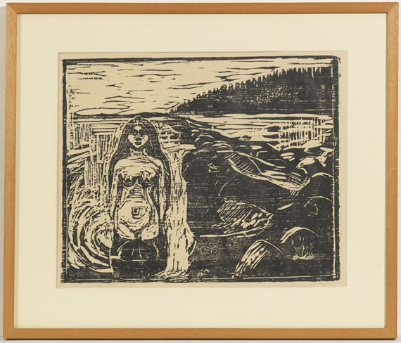 Edvard Munch - Badendes Weib - Frame image