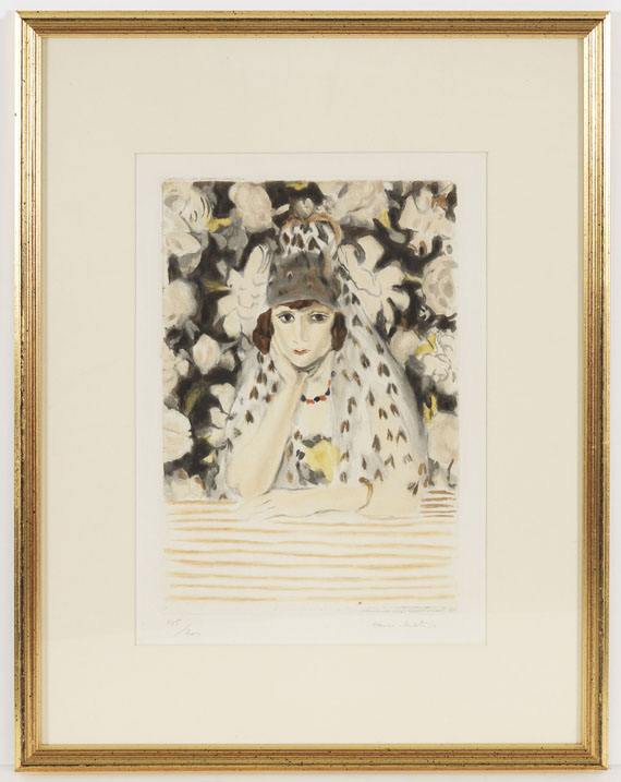 Henri Matisse - Espagnole à la mantille - Frame image